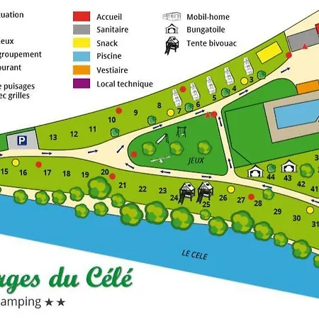 Kemp Les Berges Du Cele 2*